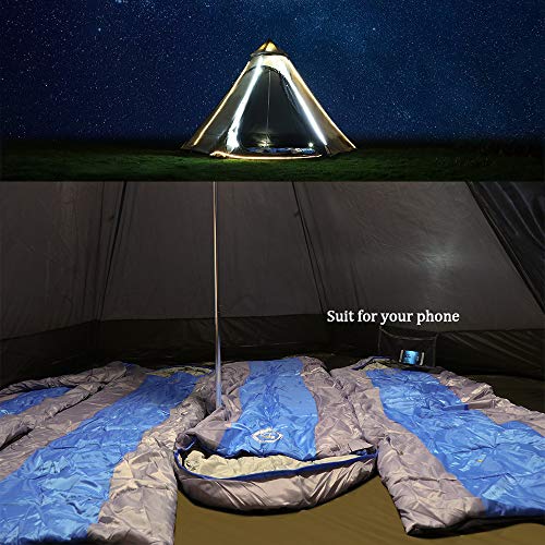 12'x10'x8'Dome Camping Tent 5-6 Person 4 Season Double Layers Waterproof Anti-UV Windproof Tents Family Outdoor Camping Te...