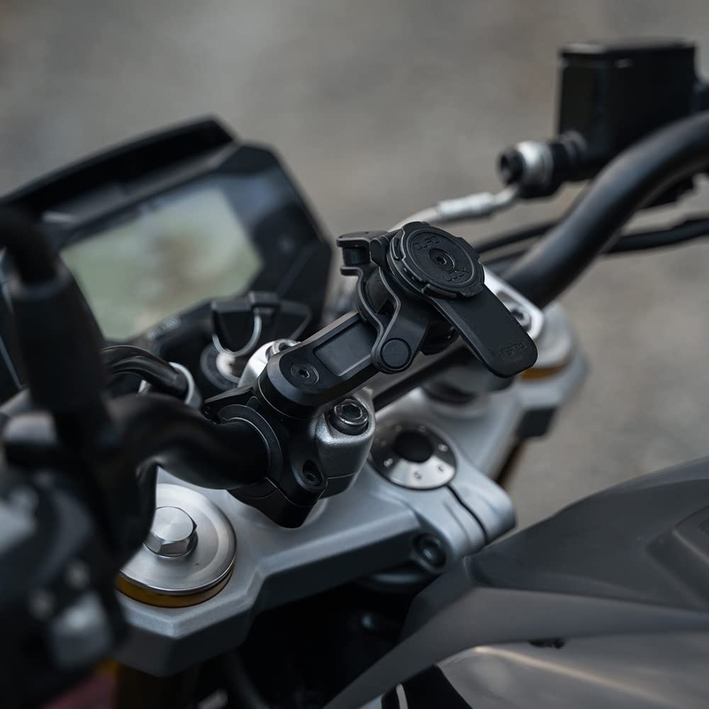 Quad Lock Motorcycle Handlebar Mount Pro For Iphone, Samsung Galaxy And Pixel Smartphone
