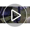 PORTAL Oversized Folding Camping Chair High Back Portable Lawn Chairs for Adults Outdoor Sports with Hard Armrest Cup Hold...