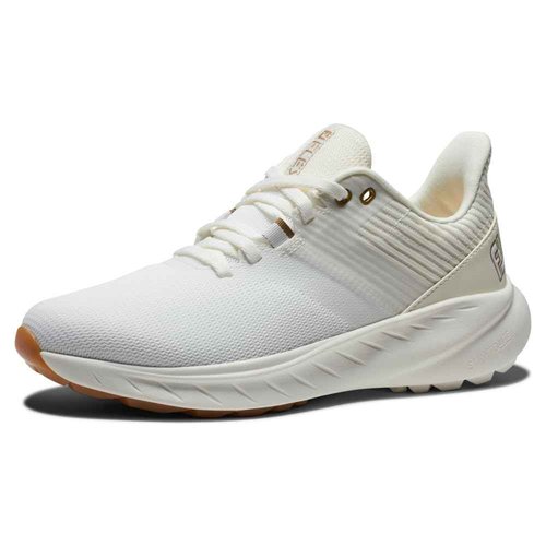 FootJoy Women's FJ Flex Previous Season Style Golf Shoe, Beige, 9.5
