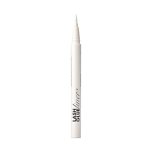KISS Clear Lash GLUEliner, Felt-Tip Eyelash Adhesive, Clear Matte Finish, Foolproof Application, Easy Touch-Up, 0.02 Oz. (Pack of 2)