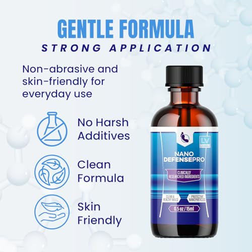 (5 Pack) Nano Defense Pro - Official Nano Defense Pro Premium Toenail Treatment Drops, NanoDefense Pro Liquid Solution All Natural Support Healthy Skin & Nails Advanced Formula, 5 Bottles for 150 Days