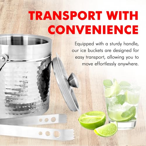 Chef Craft Double Walled Stainless Steel Ice Bucket