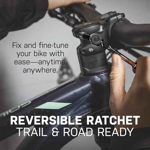 Topeak Torq Rocket MiniX Torque Wrench ? 1?6 Nm Adjustable Ratcheting Bike Tool with 11 Bits, Tire Lever & Carry Case ? Compact Precision Torque Wrench for Road, MTB & Gravel Bikes