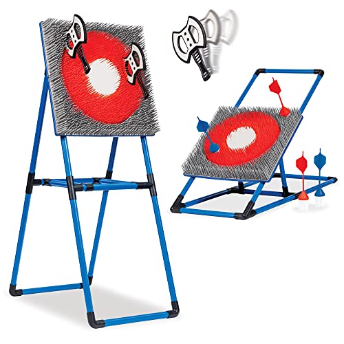 Eastpoint Axe Throw & Lawn Dart Target Sets - Bristle Axe Throwing Target & 2-in-1 Combo Backyard Game for Indoors and Out...