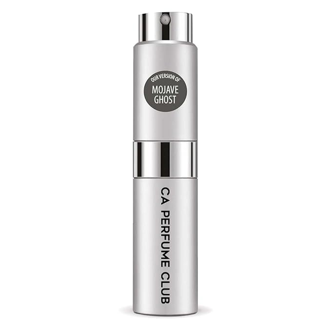 CA Perfume Impression of Mojave Ghost For Women & Men Replica Version Fragrance Dupes Eau de Parfum Spray Refillable Atomizer Bottle 0.27 Fl Oz/8ml-X1