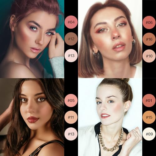 16 Colors Contour Palette Make up - Blush Highlighters Bronzer Powder All in one Makeup Palettes Contour Kit - Face Cosmet...
