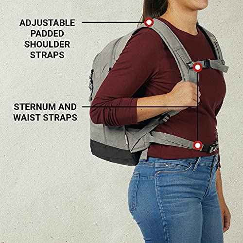 Coleman Backroads 30-Can Soft Cooler Backpack, Leak-Proof Portable Insulated Backpack Cooler, Keeps Contents Cold up to 24Hrs, Built-in Bottle Opener