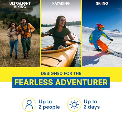 Adventure Medical Kit Ultralight/Watertight Medical Kit .5 - Up to 2 People, Up to 2 Days - Includes Bandages, Blister Ess...