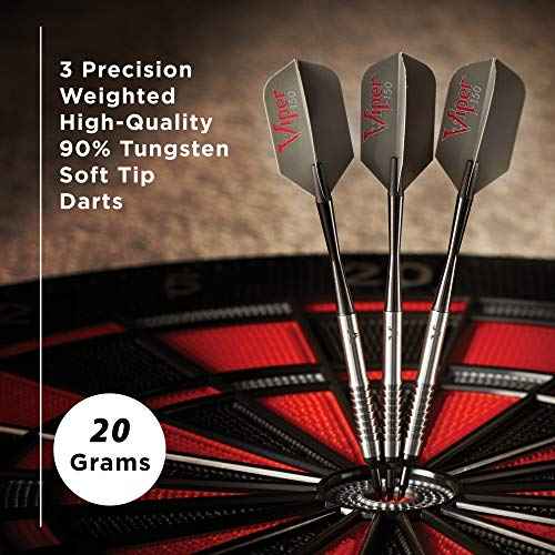 Viper V-Factor 90% Tungsten Soft Tip Darts with Storage/Travel Case