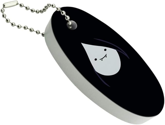 GRAPHICS & MORE Adventure Time Marceline Head Floating Keychain Oval Foam Fishing Boat Buoy Key Float