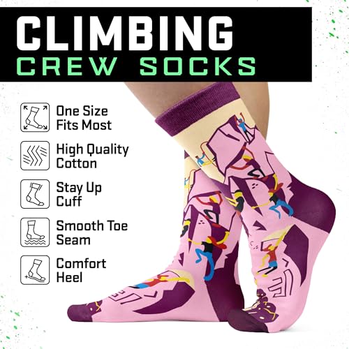 Rock Climbing Gifts - Innovative Rock Climbing Socks, Ideal Gift for Climbers, Unique Gifts for Men, Enhancing Climb Exper...