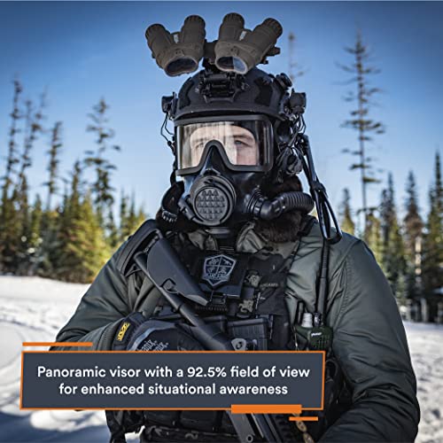MIRA SAFETY CM-8M Full-Face CBRN Gas Mask W/Canteen - Reusable Survival Nuclear Chemical Respirator for Prepper Gear and S...