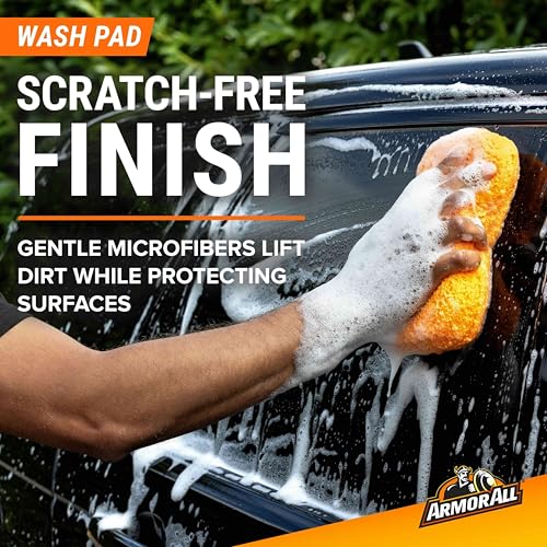 Armor All Premier Car Care Kit, Includes Car Wax & Wash Kit, Glass Cleaner, Car Air Freshener, Tire & Wheel Cleaner (8 Pie...