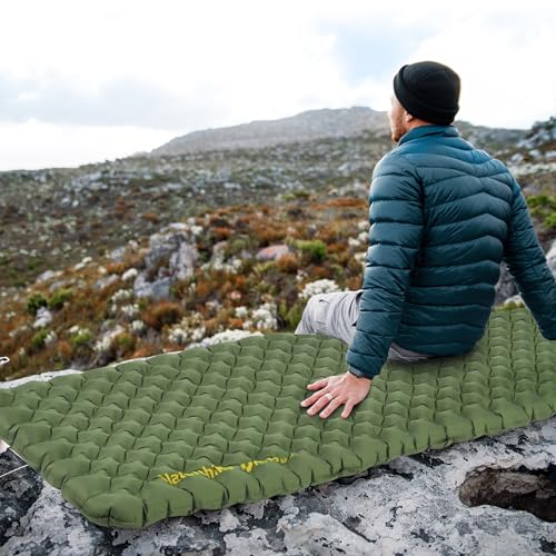 Naturehike Insulated Inflatable Sleeping Pad 27oz, 4.6R Ultralight Backpacking Sleeping Pad XL, NKTR™ AIR Lightweight Slee...