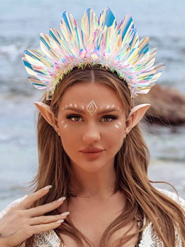 Zoestar Light Up Headband LED Headbands Glow Party Crown Hair Accessories for Women