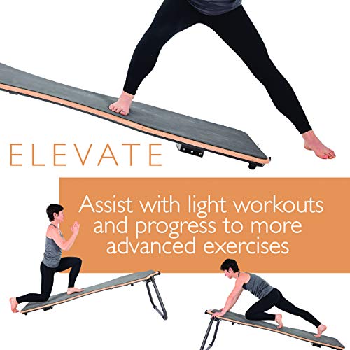 Stamina Juvo Board - Balance Board - Slant Board for Yoga, Pilates, Stand Up Paddle, Surf Training & Balance Training with...