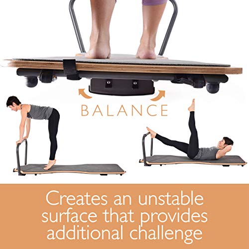 Stamina Juvo Board - Balance Board - Slant Board for Yoga, Pilates, Stand Up Paddle, Surf Training & Balance Training with...