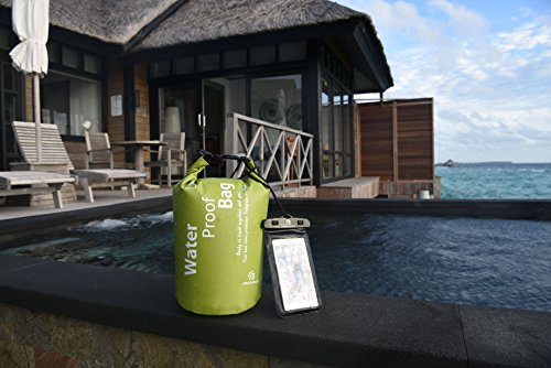 Freegrace Waterproof Dry Bag - Lightweight Dry Sack with Seals and Waterproof Case - Float on Water - Keeps Gear Dry for K...