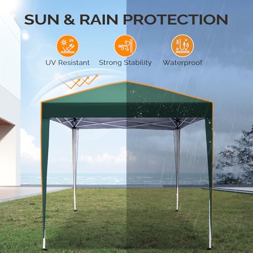 VINGLI Pop Up Canopy Tent with Sidewalls, Outdoor Gazebo Canopy Tent, Patio Event Tents Outdoor Event Shelter for Parties...