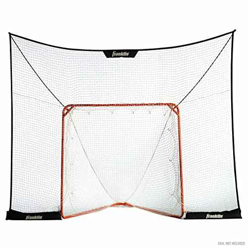 Franklin Sports Lacrosse Backstop Net - Lax Goal Backstop Net for Shooting Training + Practice - Extra Large + Durable - 12' x 9'