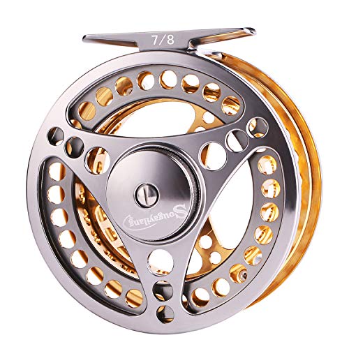 Sougayilang Fly Fishing Rod Reel Combos with Lightweight Portable Fly Rod and CNC-machined Aluminum Alloy Fly Reel,Fly Fis...