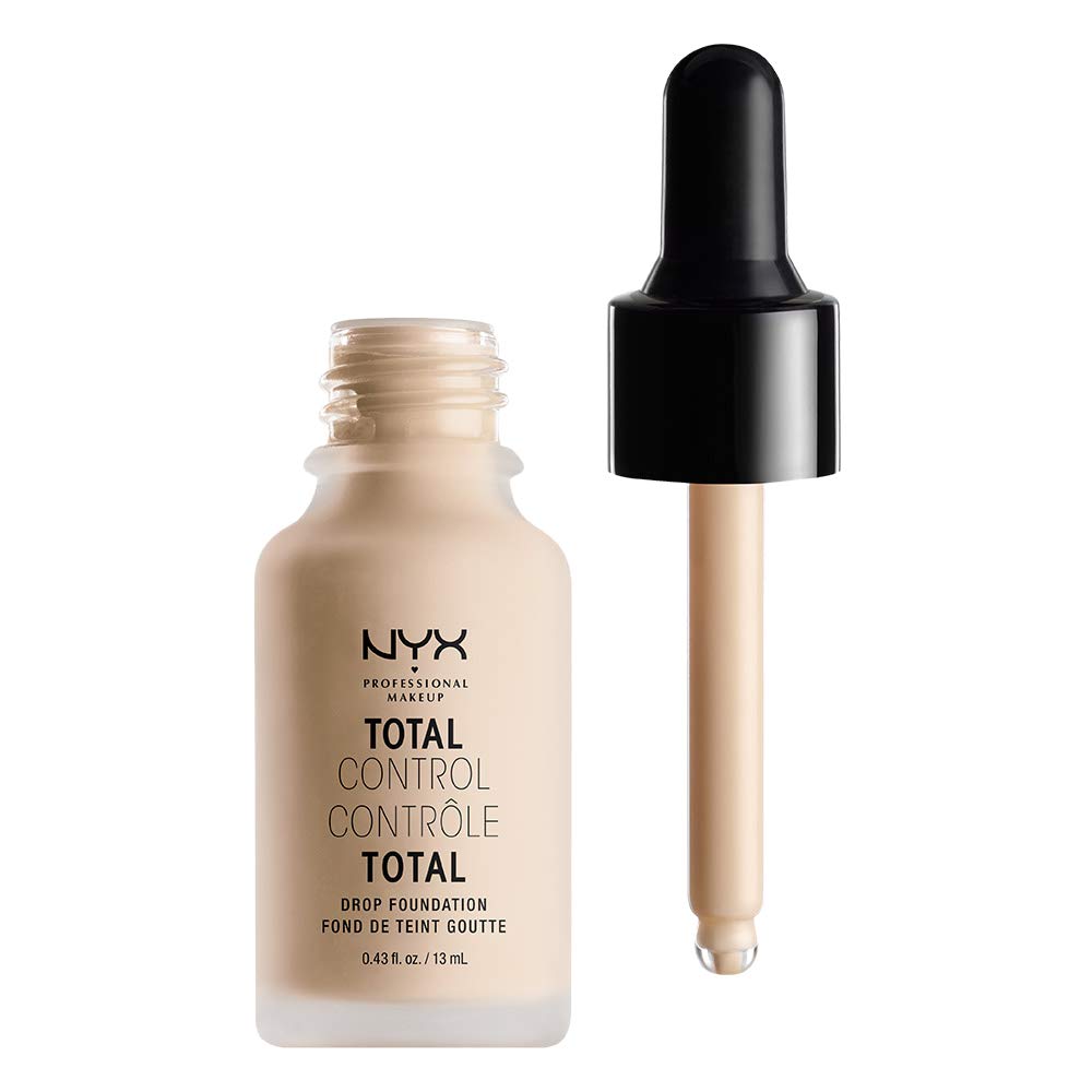 NYX PROFESSIONAL MAKEUP Total Control Drop Foundation - Natural, Light With Peachy Undertone