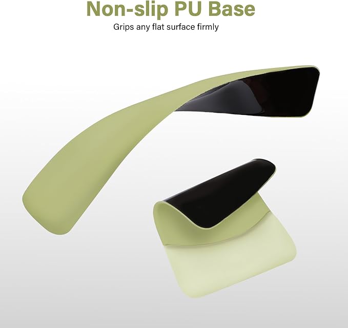 MOSISO Wrist Rest Support for Mouse Pad&Keyboard Set, Rectangular Ergonomic Mousepad Non-Slip Base Home/Office Pain Relief&Easy Typing Pad with Neoprene Cloth&Raised Silicone Lining, Olive Green