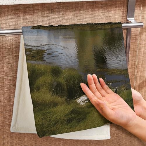 JTREHY View of The Dunguaire Castle Towel Soft Lightweight Microfiber Towel Highly Absorbent Quick Drying Towels Male and ...