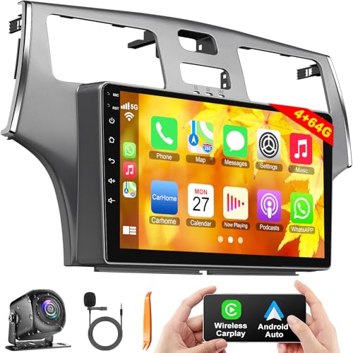 4+64GB Car Radio for Lexus ES250 ES300 ES330 2001-2006 with Carplay & Android Auto Head Unit, 9 inch IPS Touch Screen Andr...