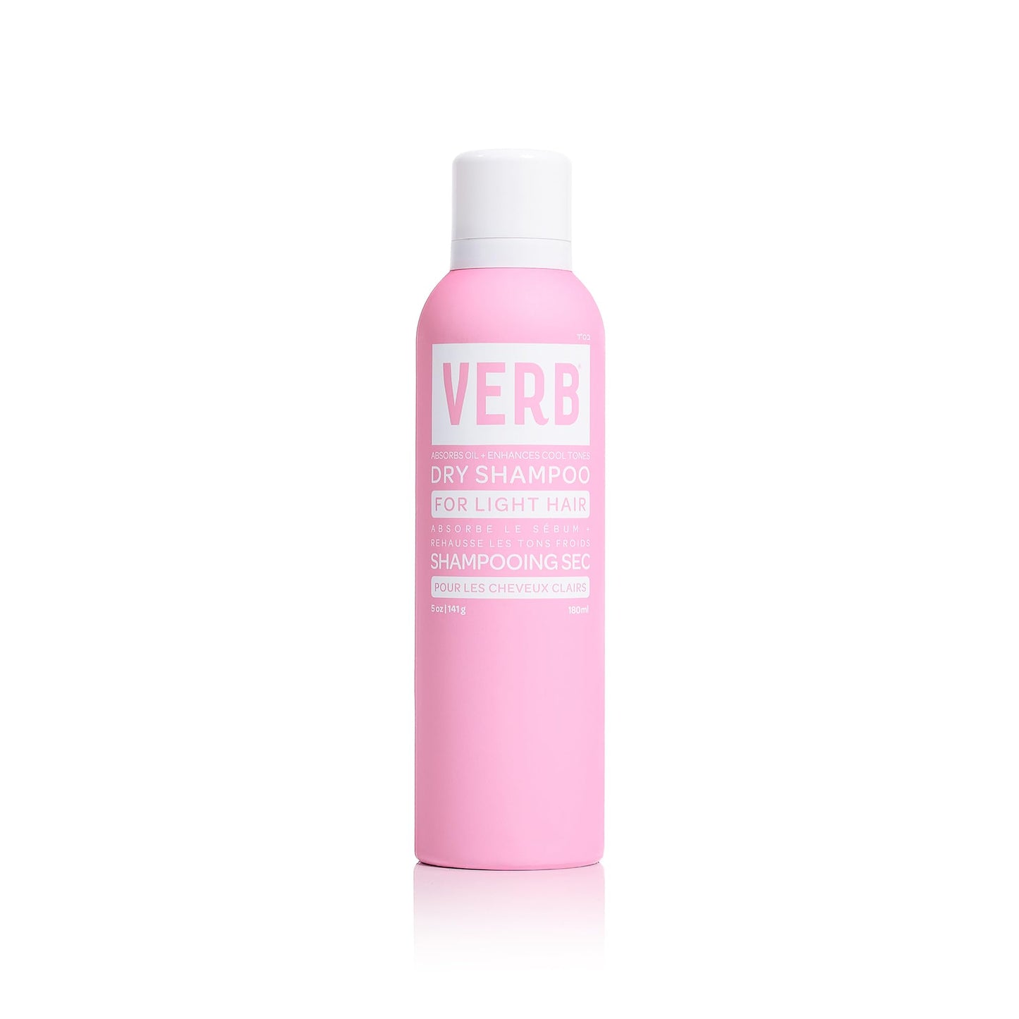 VERB Dry Shampoo Light, 5 oz - Refresh, Absorb Oils + Extends Styles - Refreshing Dry Shampoo Spray for Light Tones - Vegan, No