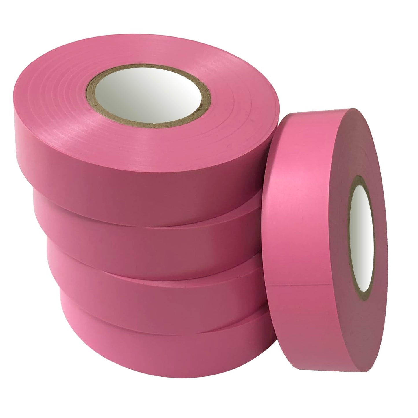 LYLTECH Pink Electrical Tape, 66 feet x 3/4 inch,Waterproof,Strong Adhesive, Vinyl Rubber Adhesive Electrical Tape Use at No More Than 600V & 176℉