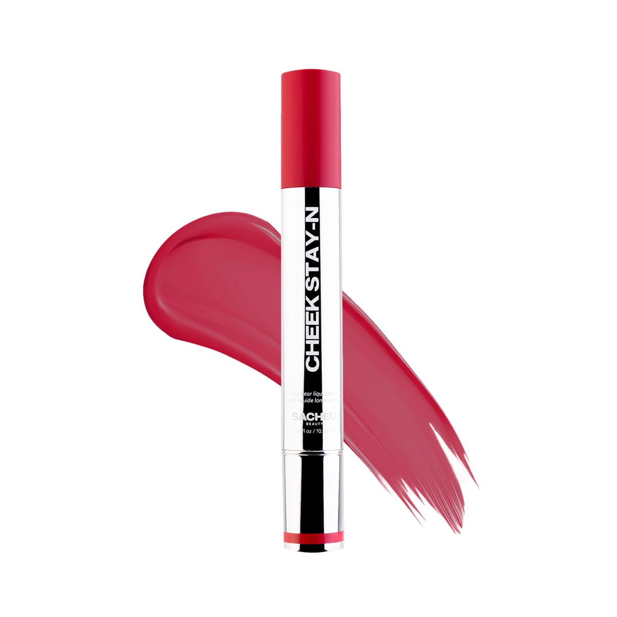 Sacheu Cheek STAY-N Liquid Blush for Cheeks - High Pigment, Buildable, Lightweight Cream Blush Infused With Squalane, for Dewy &
