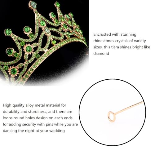 Queen Crowns for Women Tiaras Wedding Princess Crown Quinceanera Tiara Crystal Bridal Headband Rhinestone Hair Accessories...