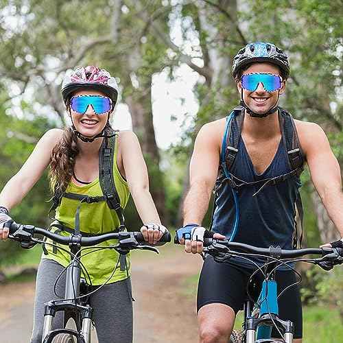 Vipers Polarized Sports Sunglasses for Men & Women with 4 Lenses UV400, Lightweight, Cycling Glasses for Running Fishing Bike
