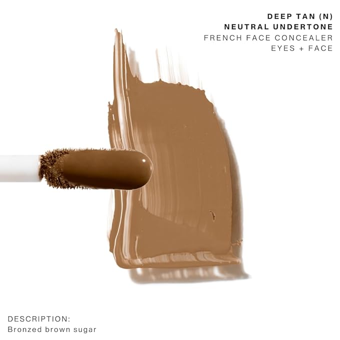 Maxine's Revenge FRENCH FACE CONCEALER | Hydrating & Blurring for Eyes + Face (Deep Tan)