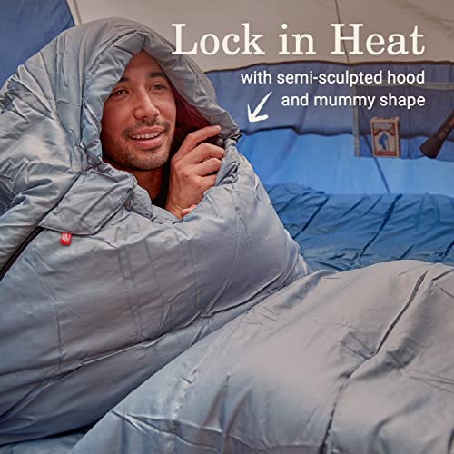 Coleman Sleeping Bag—Tidelands 50° Mummy Sleeping Bag for Adults