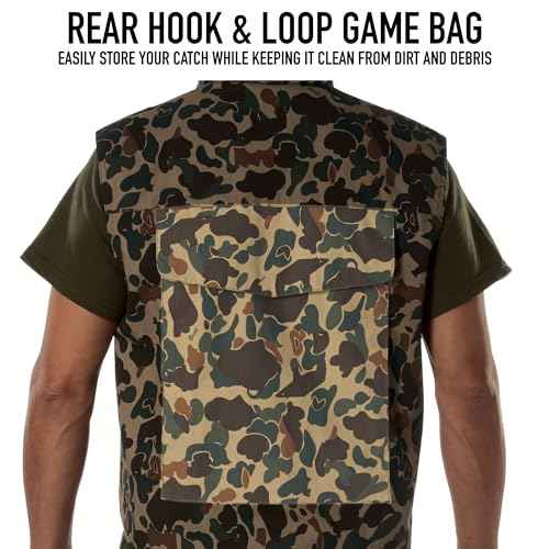 Rothco X Bear Archery Fred Bear Camo Ranger Vest ? Tactical Vest with 10 Utility Pockets - X-Large