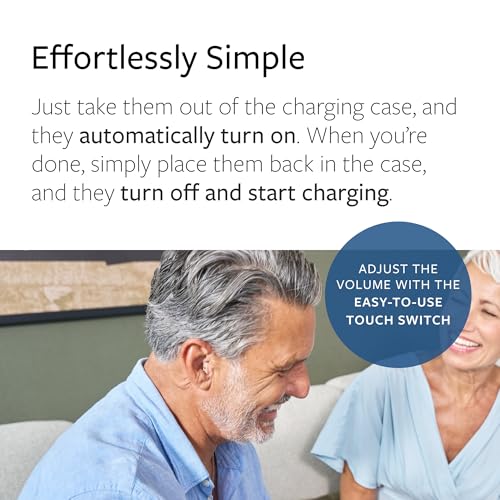 Nano Hearing Aids First Ear Plus CIC - Completely in Canal - For Adults & Seniors with Mild to Moderate Hearing Loss - Inc...