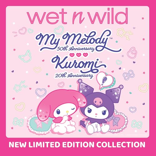 wet n wild My Melody and Kuromi Glitter Mascara & Lash Curler Set - Pink Dreams