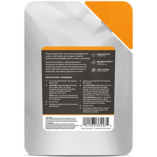 GEAR AID Wash-in Water Repellent, Long-Lasting Waterproofing for Snow and Rain Outdoor Gear, Concentrated Formula, Durable...