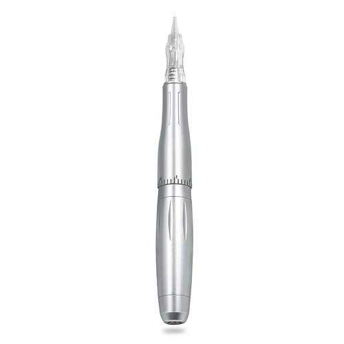 Eyebrow Tattoo Machine Pen - BIOMASER Profession Rotary Permanent Makeup Tattoo Pen Tattoo Gun Eyebrow Carving Kit for P300 with 3 Cartridge Needles for Eyeliner Lip Counter