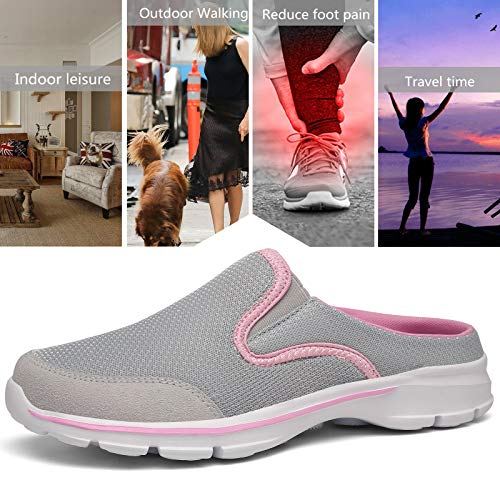 INMINPIN Unisex Slippers Casual Clog House Shoes Comfort Slip-On Walking Mules with Indoor Outdoor Anti-Skid Sole for Men ...