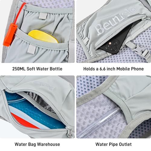 Hydration Running Backpack: Ultra Trail Running Vest for Marathon and Trekking Lightweight Hydration Backpack Daypack for ...