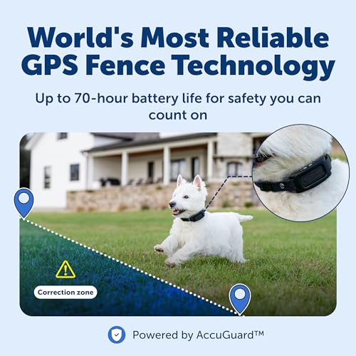 PetSafe Guardian GPS 2.0 Dog Fence + Tracking - Wireless GPS Dog Fence - Real-Time Tracking - Custom Boundaries System - W...