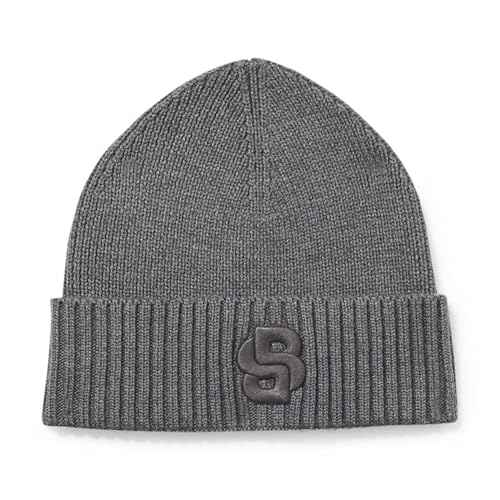 BOSS Men's Double B Logo Knit Hat