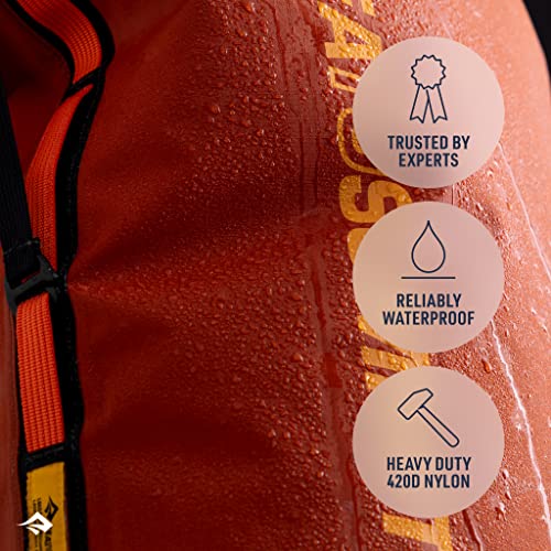 Sea to Summit Big River Dry Backpack with Adjustable Harness, 50 Liter, Picante Red