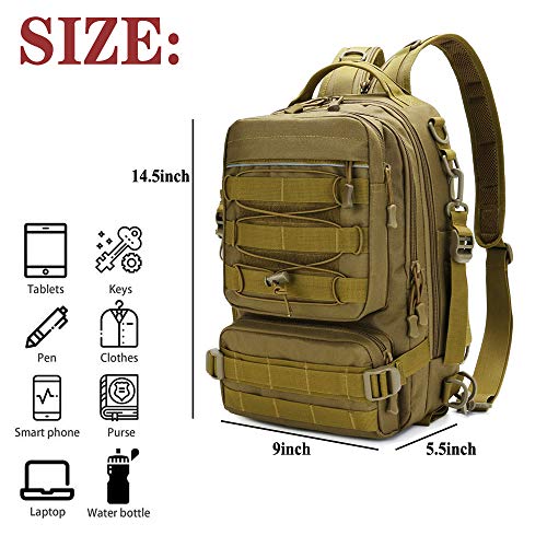 Meprona Fishing Tackle Backpack Storage Bag, Outdoor Shoulder Backpack, Fishing Gear Bags with Rod Holder and Fishing Plier