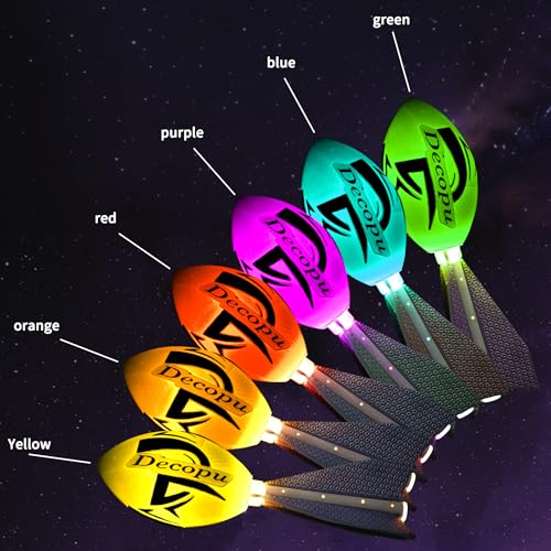 Latest Light Up Football-Glow in The Dark Ball-Rechargeable-Vibration color change-Outdoor Sports Birthday&Summer Gifts fo...