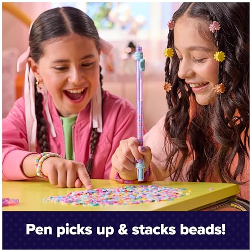 Cool Maker, Stack’d Heishi Studio Bracelet Making Kit with Easy Beading Pen & Over 1200 Beads for Bracelets, Makes 15, Gif...